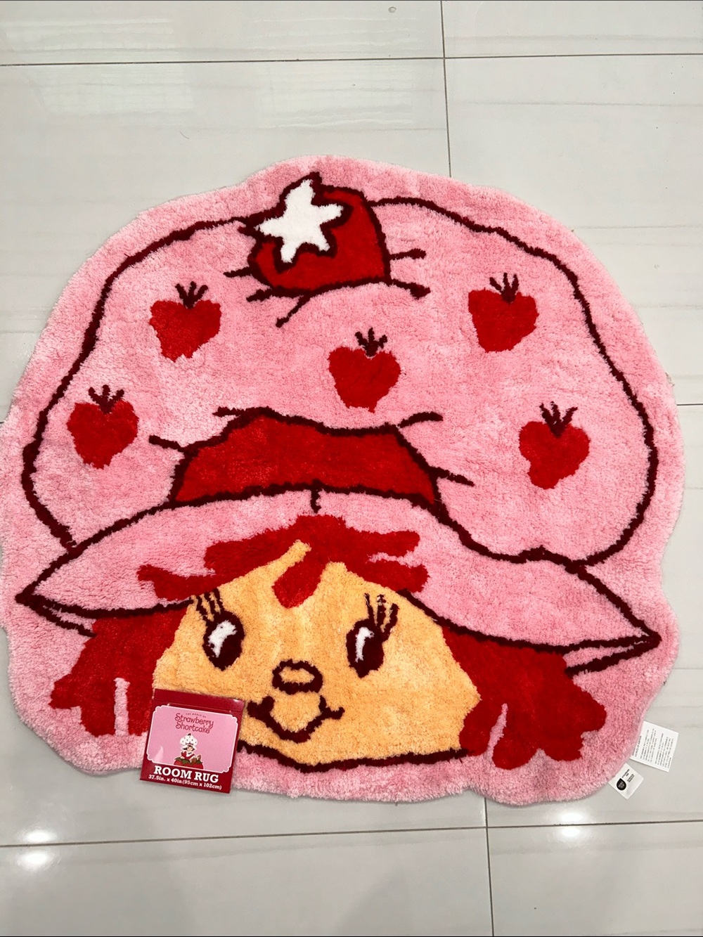 HUGE Strawberry Shortcake Room Area Rug